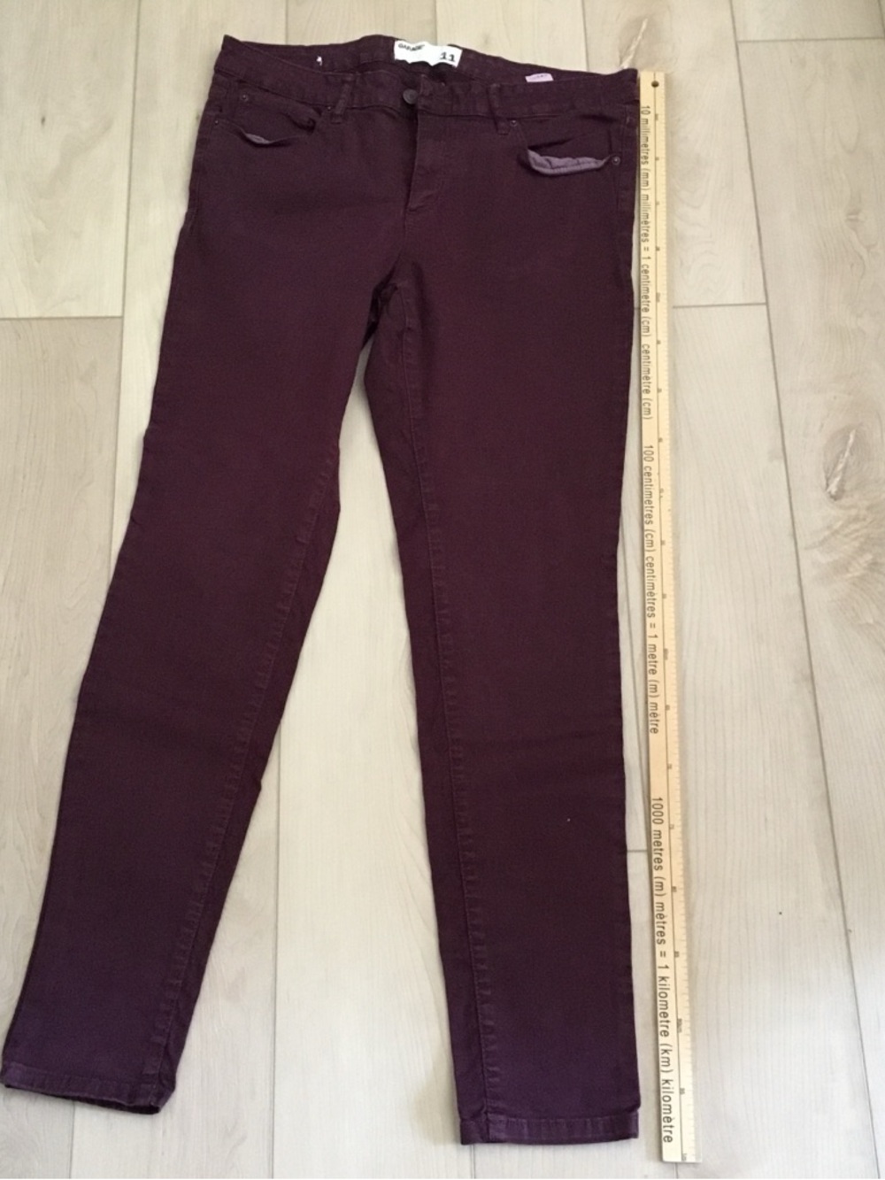 Garage Maroon Skinny Jeans